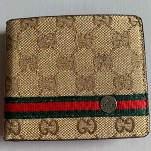 Gucci GG Supreme Web Bifold Wallet